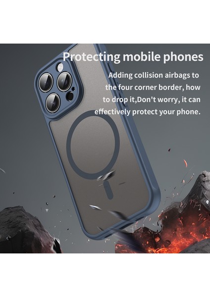 Iphone 13 Pro Max Telefon Kılıfı, Manyetik Darbeye Dayanıklı Telefon Kılıfı, Şeffaf Hibrit Kapak Iphone 13 Pro Max (Yurt Dışından) fırsatları