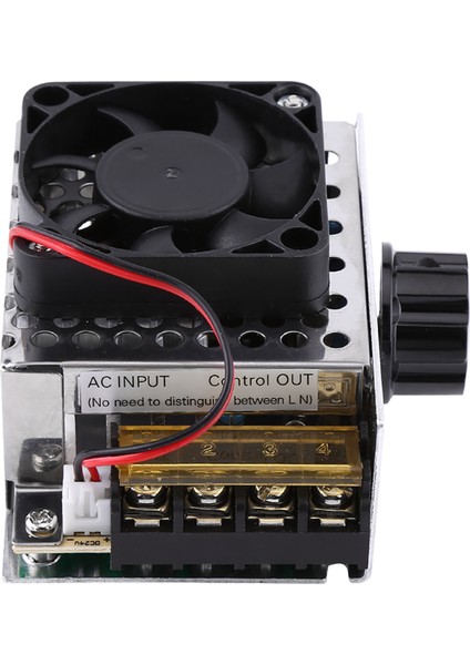 4000W Scr Elektrik Voltaj Regülatörü Dimmer Sıcaklık Motor Hız Kontrol Cihazı Fanlı (Yurt Dışından)