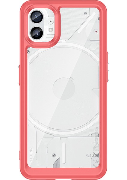 Nothing Phone 1 Kılıf, Şeffaf Tasarımlı Darbeye Dayanıklı Telefon Kılıfı, Tampon Hibrit Şeffaf Kapak Nothing Phone 1 (Yurt Dışından)