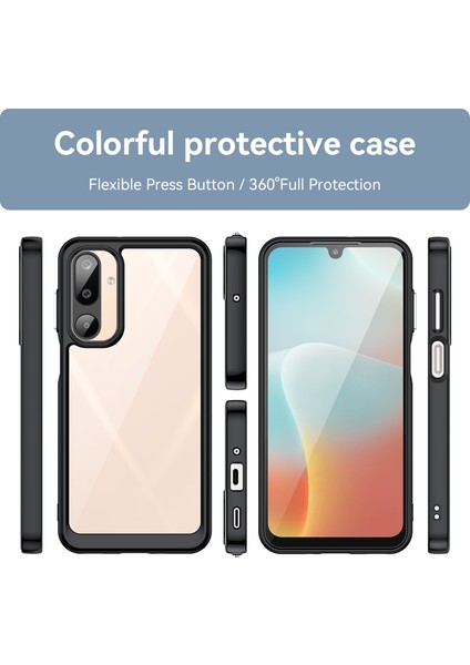 Samsung Galaxy M16 5g Kılıf, Şeffaf Tasarımlı Darbeye Dayanıklı Telefon Kılıfı, Tampon Hibrit Şeffaf Kapak Samsung Galaxy M16 5g (Yurt Dışından) modelleri