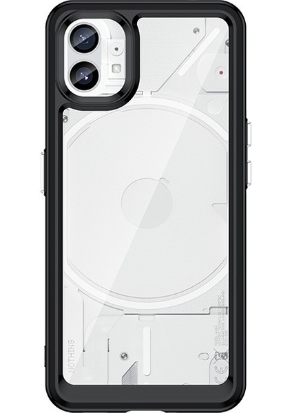 Nothing Phone 1 Kılıf, Şeffaf Tasarımlı Darbeye Dayanıklı Telefon Kılıfı, Tampon Hibrit Şeffaf Kapak Nothing Phone 1 (Yurt Dışından)