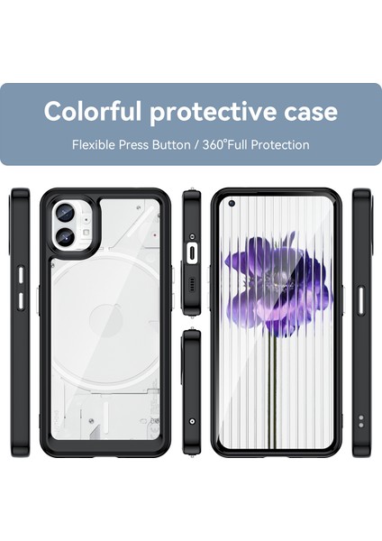 Nothing Phone 1 Kılıf, Şeffaf Tasarımlı Darbeye Dayanıklı Telefon Kılıfı, Tampon Hibrit Şeffaf Kapak Nothing Phone 1 (Yurt Dışından) fiyatları