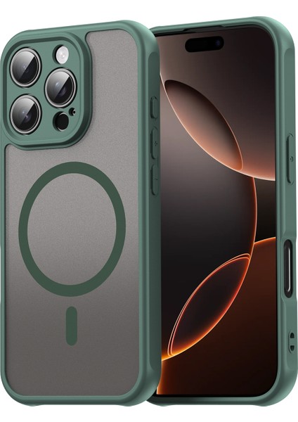 Iphone 14 Pro Max Telefon Kılıfı, Manyetik Darbeye Dayanıklı Telefon Kılıfı, Şeffaf Hibrit Kapak Iphone 14 Pro Max (Yurt Dışından)