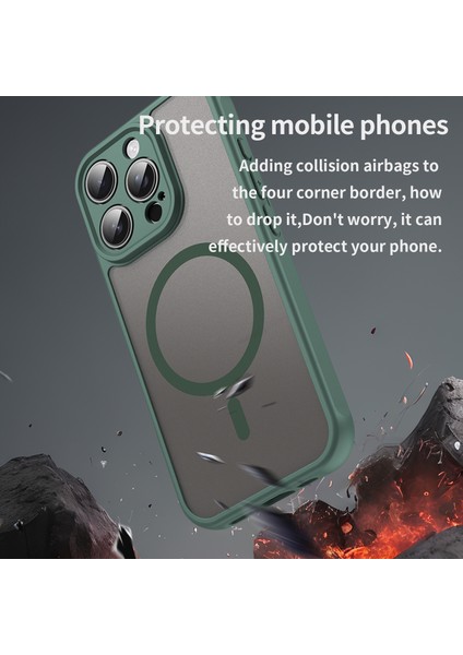 Iphone 14 Pro Max Telefon Kılıfı, Manyetik Darbeye Dayanıklı Telefon Kılıfı, Şeffaf Hibrit Kapak Iphone 14 Pro Max (Yurt Dışından) indirimleri