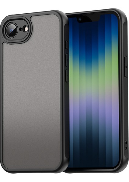 iPhone 16E Telefon Kılıfı, Mat Darbeye Dayanıklı Telefon Kılıfı Kapağı iPhone 16E (Yurt Dışından)