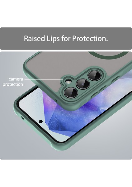 Samsung Galaxy A56 5g Telefon Kılıfı, Manyetik Darbeye Dayanıklı Telefon Kılıfı, Şeffaf Hibrit Kapak Samsung Galaxy A56 5g (Yurt Dışından) indirimleri