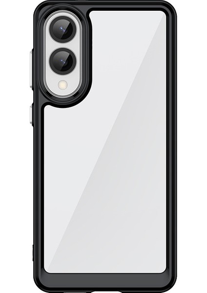 Samsung Galaxy S25 Edge Kılıf, Şeffaf Tasarımlı Darbeye Dayanıklı Telefon Kılıfı, Tampon Hibrit Şeffaf Kapak Samsung Galaxy S25 Edge (Yurt Dışından)