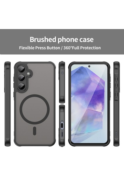 Samsung Galaxy S25 Plus Telefon Kılıfı, Manyetik Darbeye Dayanıklı Telefon Kılıfı, Şeffaf Hibrit Kapak Samsung Galaxy S25 Plus (Yurt Dışından) fırsatları