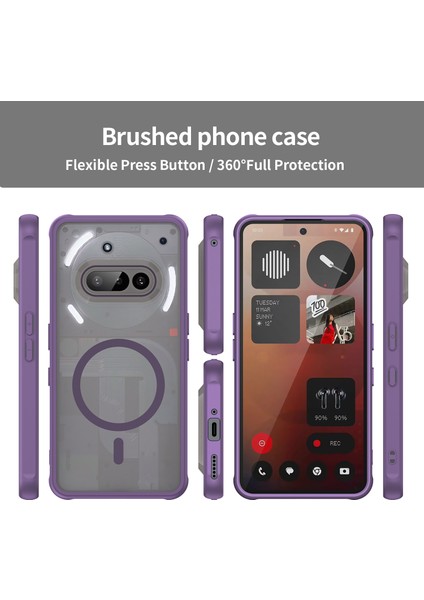 Nothing Phone 3A Telefon Kılıfı, Manyetik Darbeye Dayanıklı Telefon Kılıfı, Şeffaf Hibrit Kapak Nothing Phone 3A (Yurt Dışından) modelleri