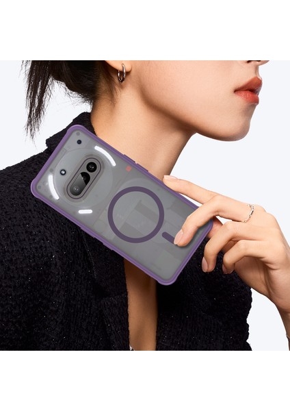 Nothing Phone 3A Telefon Kılıfı, Manyetik Darbeye Dayanıklı Telefon Kılıfı, Şeffaf Hibrit Kapak Nothing Phone 3A (Yurt Dışından) fırsatları