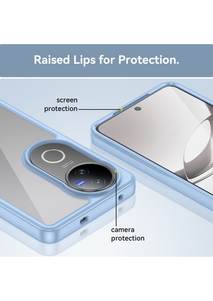 Vivo V50 Kılıf, Şeffaf Tasarımlı Darbeye Dayanıklı Telefon Kılıfı, Tampon Hibrit Şeffaf Kapak Vivo V50 (Yurt Dışından) fırsatları