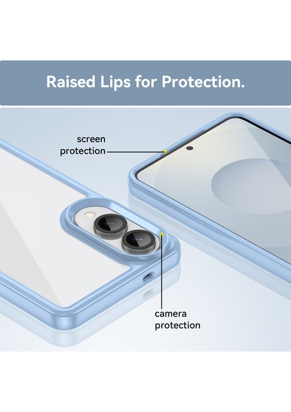 Samsung Galaxy S25 Edge Kılıf, Şeffaf Tasarımlı Darbeye Dayanıklı Telefon Kılıfı, Tampon Hibrit Şeffaf Kapak Samsung Galaxy S25 Edge (Yurt Dışından) fırsatları