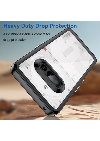 Nothing Phone 3A Kılıf, Şeffaf Tasarımlı Darbeye Dayanıklı Telefon Kılıfı, Tampon Hibrit Şeffaf Kapak Nothing Phone 3A (Yurt Dışından) fırsatları