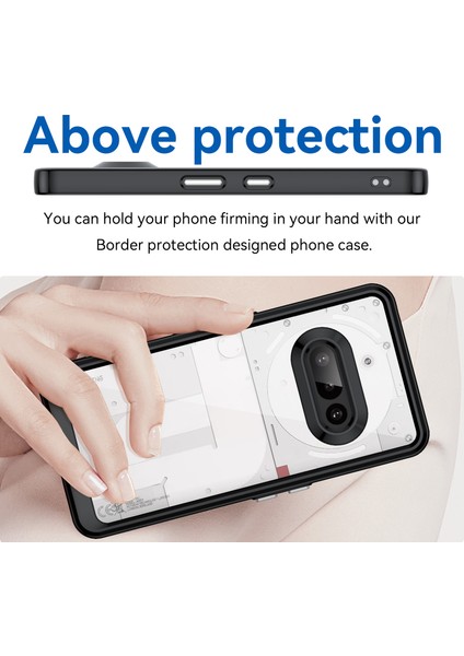 Nothing Phone 3A Kılıf, Şeffaf Tasarımlı Darbeye Dayanıklı Telefon Kılıfı, Tampon Hibrit Şeffaf Kapak Nothing Phone 3A (Yurt Dışından) indirimleri