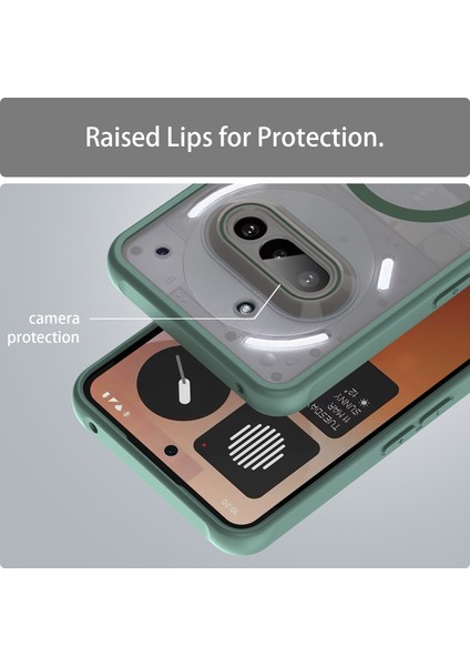 Nothing Phone 3A Pro Telefon Kılıfı, Manyetik Darbeye Dayanıklı Telefon Kılıfı, Şeffaf Hibrit Kapak Nothing Phone 3A Pro (Yurt Dışından) indirimleri