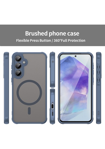 Samsung Galaxy A56 5g Telefon Kılıfı, Manyetik Darbeye Dayanıklı Telefon Kılıfı, Şeffaf Hibrit Kapak Samsung Galaxy A56 5g (Yurt Dışından) fiyatları