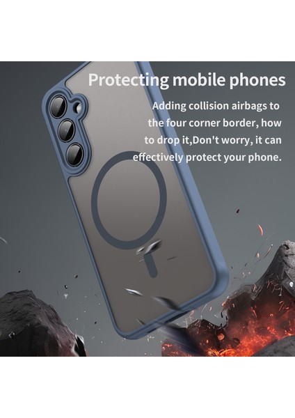 Samsung Galaxy A56 5g Telefon Kılıfı, Manyetik Darbeye Dayanıklı Telefon Kılıfı, Şeffaf Hibrit Kapak Samsung Galaxy A56 5g (Yurt Dışından) fırsatları