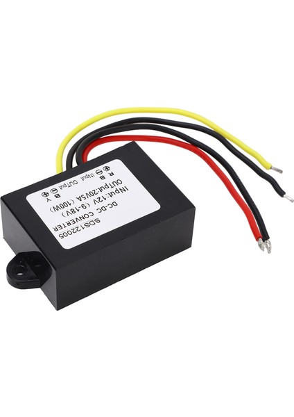 Dc Boost Modülü Plastik Gövdeli Yüksek Verimli Voltaj Dönüştürücü Modülü 12V Ila 20V 5A (Yurt Dışından)