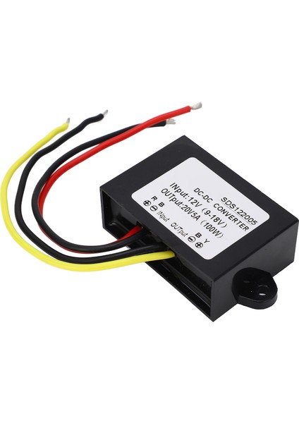 Dc Boost Modülü Plastik Gövdeli Yüksek Verimli Voltaj Dönüştürücü Modülü 12V Ila 20V 5A (Yurt Dışından)