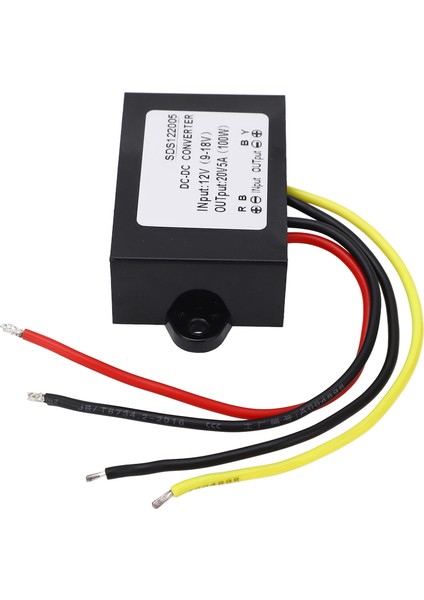 Dc Boost Modülü Plastik Gövdeli Yüksek Verimli Voltaj Dönüştürücü Modülü 12V Ila 20V 5A (Yurt Dışından)