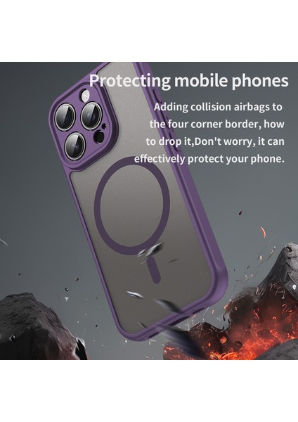 Iphone 15 Pro Telefon Kılıfı, Manyetik Darbeye Dayanıklı Telefon Kılıfı, Şeffaf Hibrit Kapak Iphone 15 Pro (Yurt Dışından) indirimleri