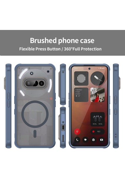 Nothing Phone 3A Telefon Kılıfı, Manyetik Darbeye Dayanıklı Telefon Kılıfı, Şeffaf Hibrit Kapak Nothing Phone 3A (Yurt Dışından) modelleri