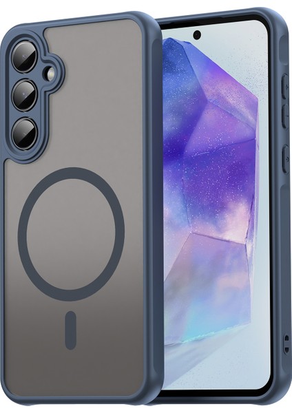 Samsung Galaxy A16 Telefon Kılıfı, Manyetik Darbeye Dayanıklı Telefon Kılıfı, Şeffaf Hibrit Kapak Samsung Galaxy A16 (Yurt Dışından)