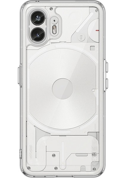 Nothing Phone 2 Kılıf, Şeffaf Tasarımlı Darbeye Dayanıklı Telefon Kılıfı, Tampon Hibrit Şeffaf Kapak Nothing Phone 2 (Yurt Dışından)