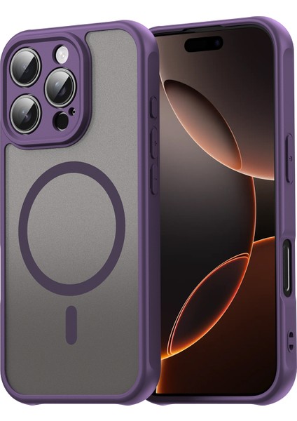 Iphone 12 Pro Max Telefon Kılıfı, Manyetik Darbeye Dayanıklı Telefon Kılıfı, Şeffaf Hibrit Kapak Iphone 12 Pro Max (Yurt Dışından)