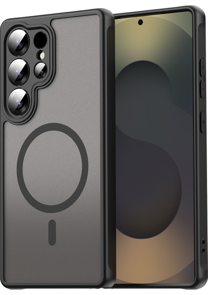 Samsung Galaxy S24 Ultra Telefon Kılıfı, Manyetik Darbeye Dayanıklı Telefon Kılıfı, Şeffaf Hibrit Kapak Samsung Galaxy S24 Ultra (Yurt Dışından)