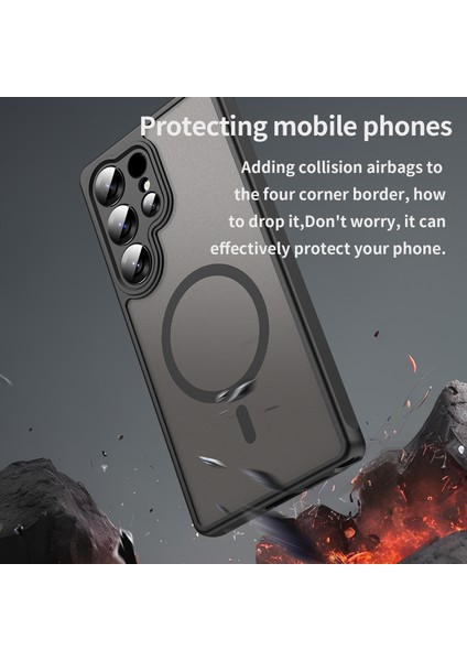 Samsung Galaxy S24 Ultra Telefon Kılıfı, Manyetik Darbeye Dayanıklı Telefon Kılıfı, Şeffaf Hibrit Kapak Samsung Galaxy S24 Ultra (Yurt Dışından) fırsatları