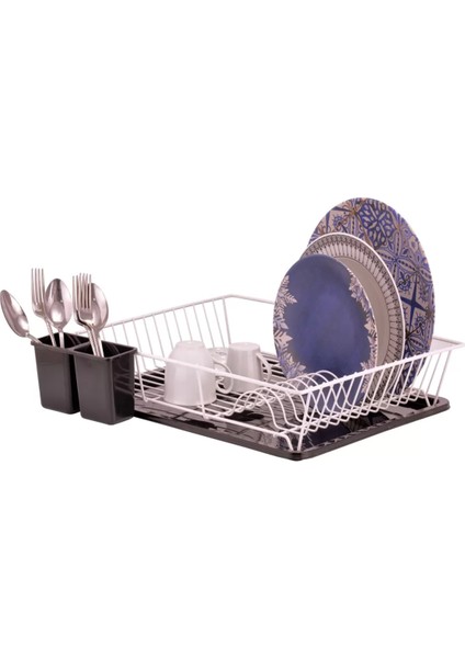 Dik Açılı Tek Katlı Beyaz Tabaklık -ACERO-20333