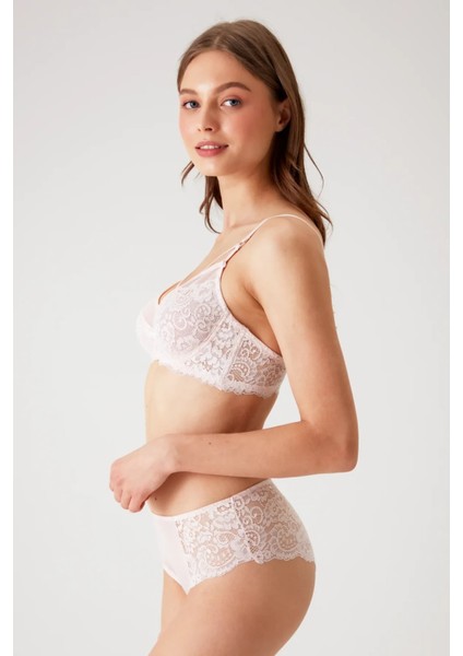 Balenli Tül Işlemeli Kapsız Sütyen Takım indirimleri