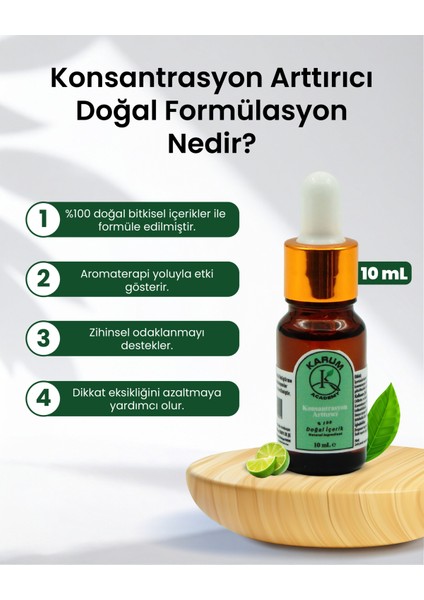 Aromaterapi-Sinerji Doğal Cam Damlalıklı Konsantrasyon Artırıcı Buhurdanlık ve Difüzör 10ml fiyatları