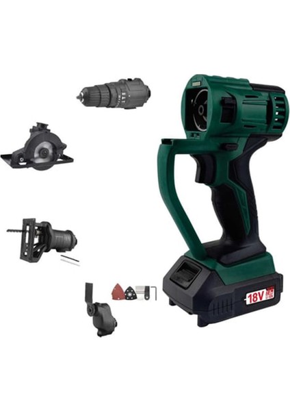 18V 2.0AH Şarjlı Multi Set