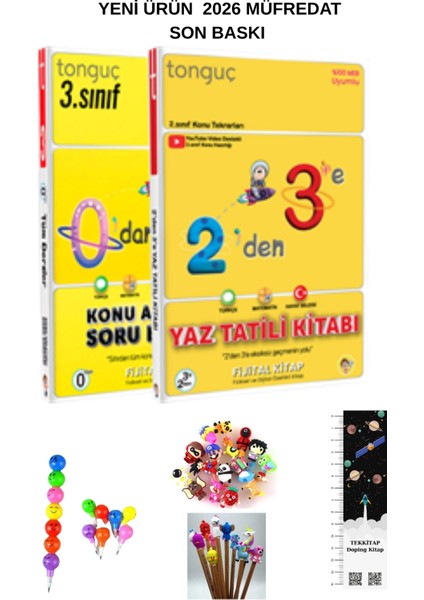 2'den 3'e Hazırlık Seti (2 Kitap)(Uzay A.+Emoji Kalem+Kalem B.HEDİYELİ)2026 Müfredat