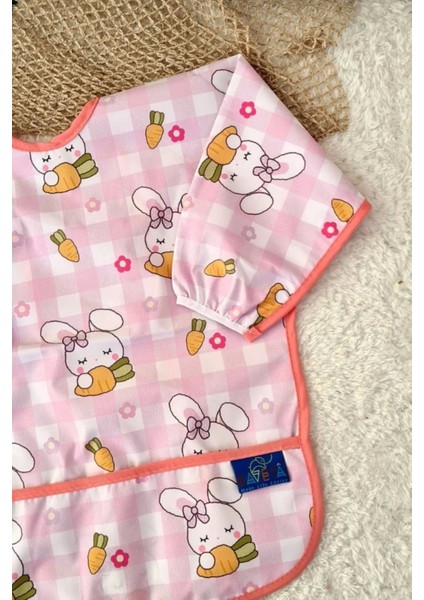 Carrot Desenli Sıvı Geçirmez Unisex Aktivite ve Mama Önlüğü 6-24 Ay fiyatları