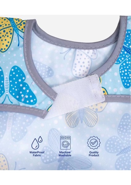 Butterfly Kolsuz Sıvı Geçirmez Aktivite ve Önlüğü 6-24 Ay