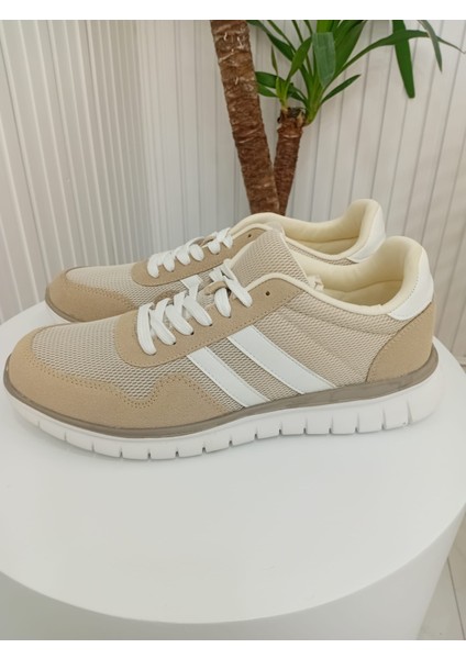Erkek Çift Bantlı Hava Alabilen Günlük Spor Ayakkabı Sneaker