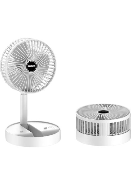 F16 Şarjlı Katlanır Karışık Renk 3 Kademeli Taşınabilir Masaüstü Usb Fan