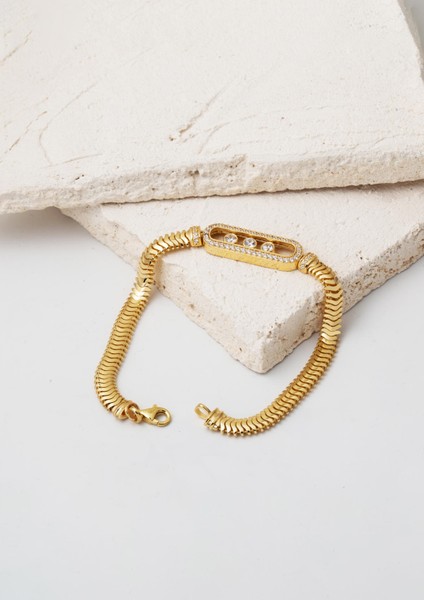 Jesika 14 Ayar Balıksırtı Altın Bileklik modelleri