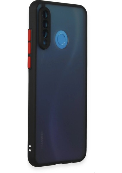 Huawei P30 Lite Kılıf Montreal Silikon Kapak - Siyah Dpmah