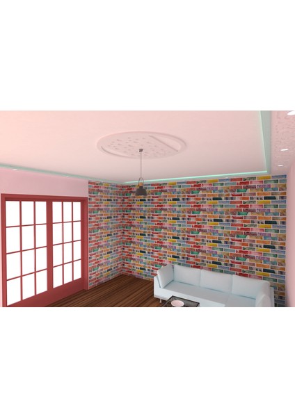 Lamba Tavan Gobegi 49-MOTIFLI-OVAL-95CM-CAP-DIS-CITALI