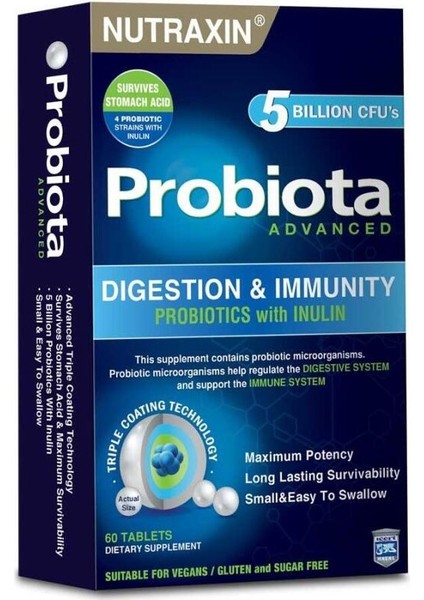 Takviye Setiron Max 17 mg 30 Tablet +Probiota Advanced 60 Tablet