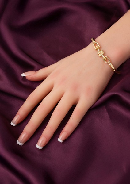 14 Ayar Altın Tiffany Tarzı Taşsız Bileklik fiyatları