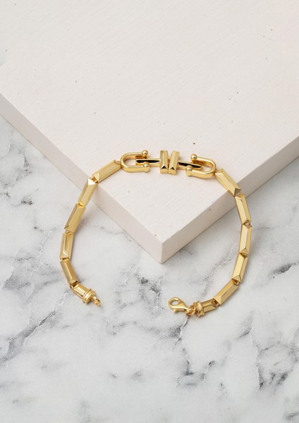 14 Ayar Altın Tiffany Tarzı Taşsız Bileklik modelleri