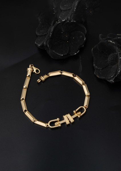 14 Ayar Altın Tiffany Tarzı Taşsız Bileklik fırsatları