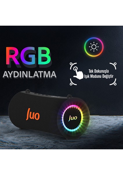 Soundpeak Force 60W Rgb Bluetooth Hoparlör Kablosuz Taşınabilir Speaker