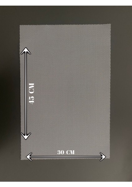 8'li Yıkanabilir File Kumaş Amerikan Servis