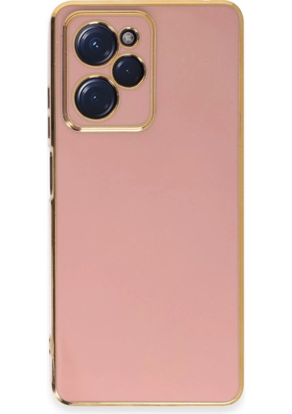 Xiaomi Poco X5 Pro 5g Kılıf Volet Silikon - Pembe Dpmah